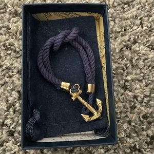 Kiel James Patrick navy American Classic rope bracelet